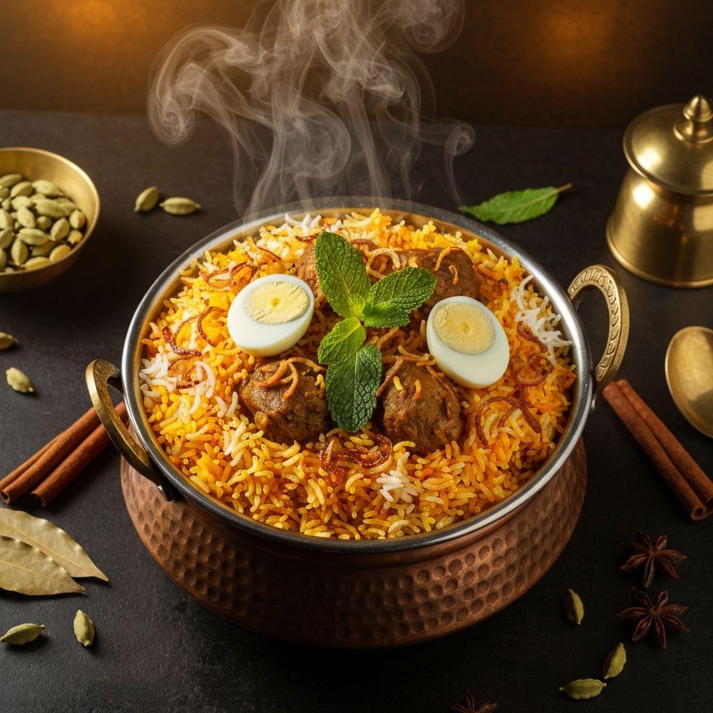 Authentic Hyderabadi Dum Biryani